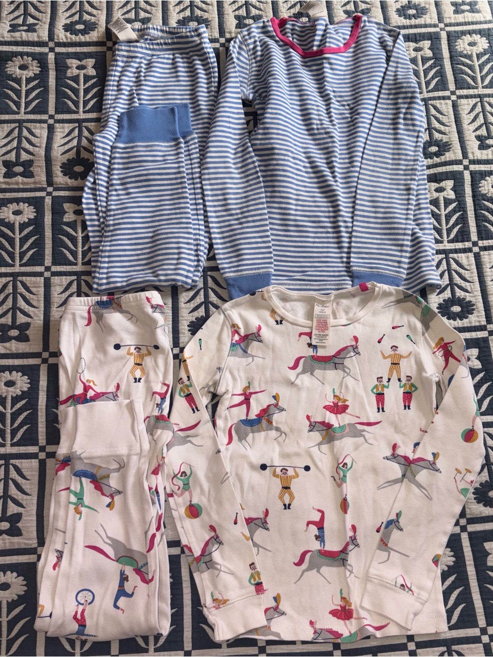 Mini Boden Long John PJ Set Size 10